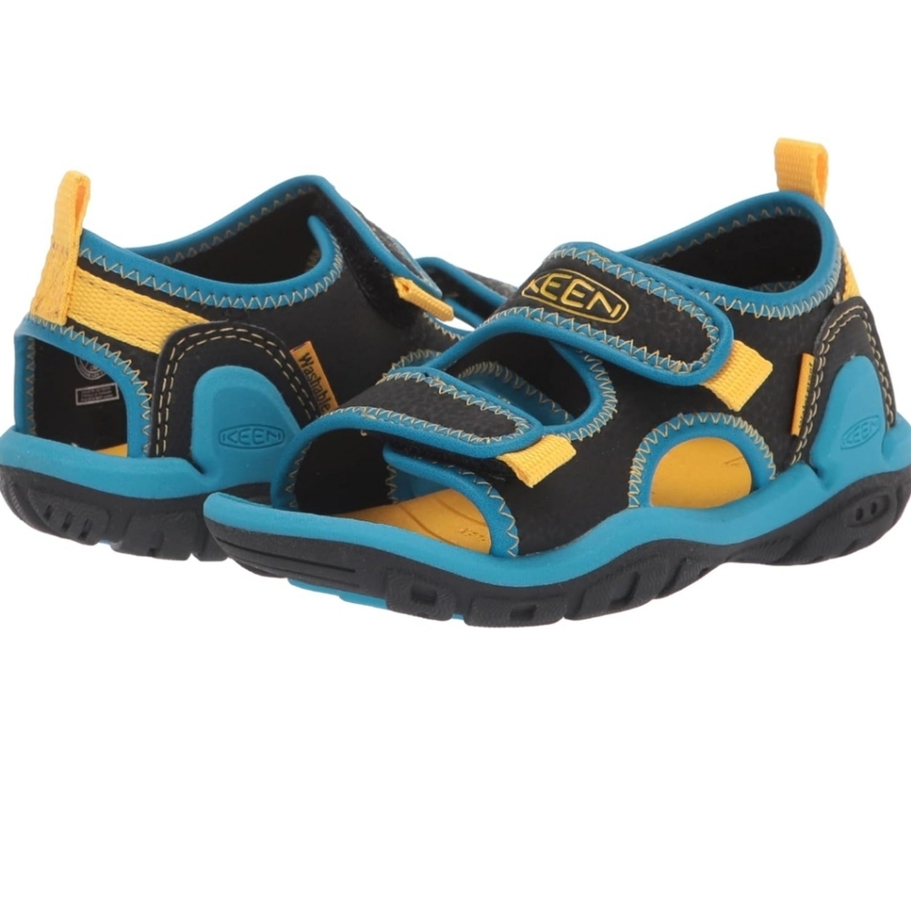 Keen Unisex child Knotch Creek Open Toe Sandal Washable Water Shoes 7 Quick Dry